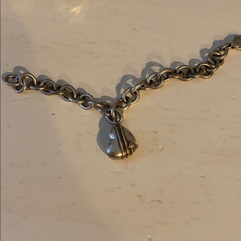Tiffany heart charm bracelet